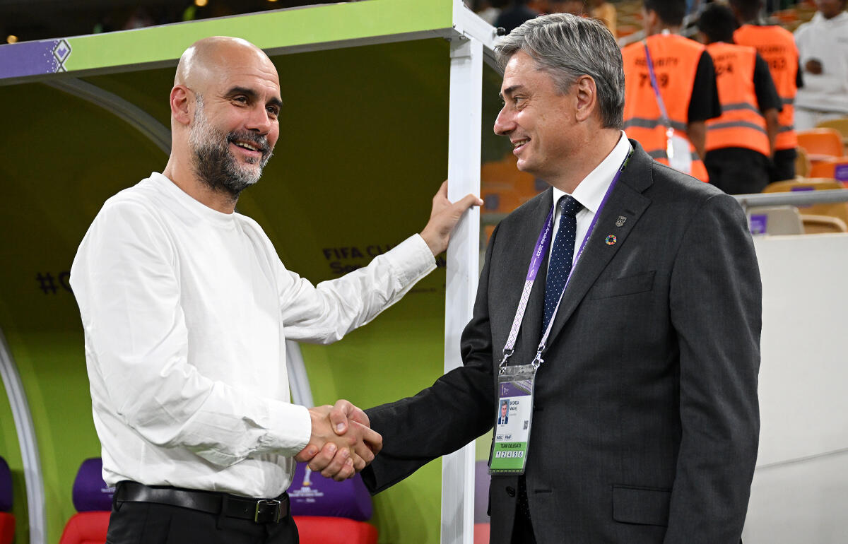 クラブW杯準決勝で浦和を下したグアルディオラ監督