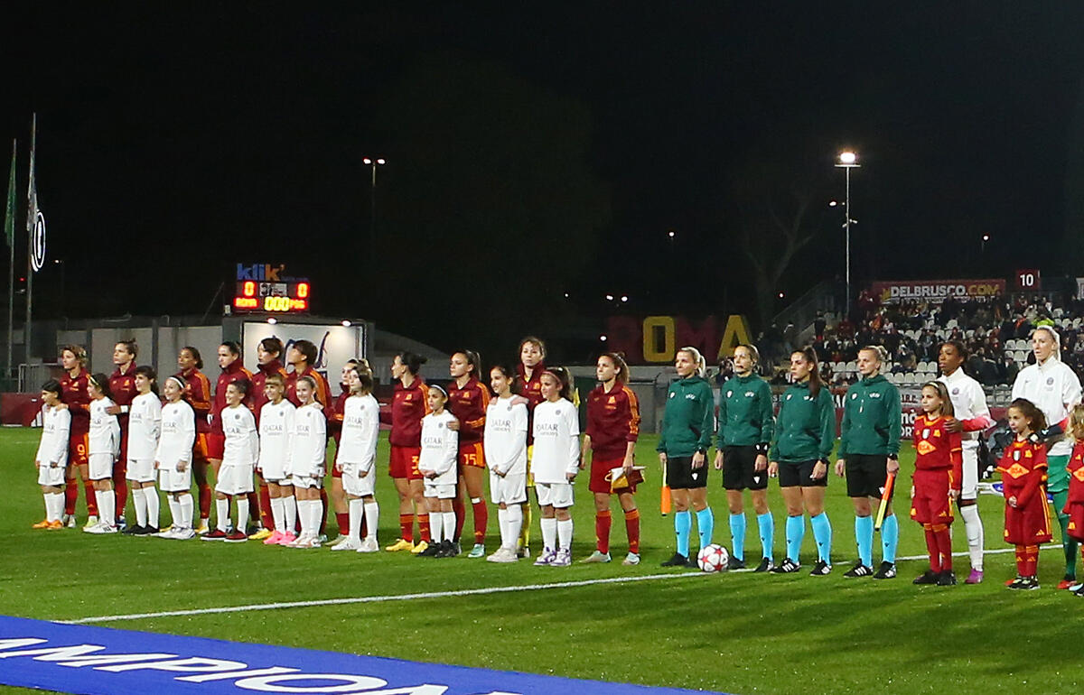 PSGをホームに迎えたローマ