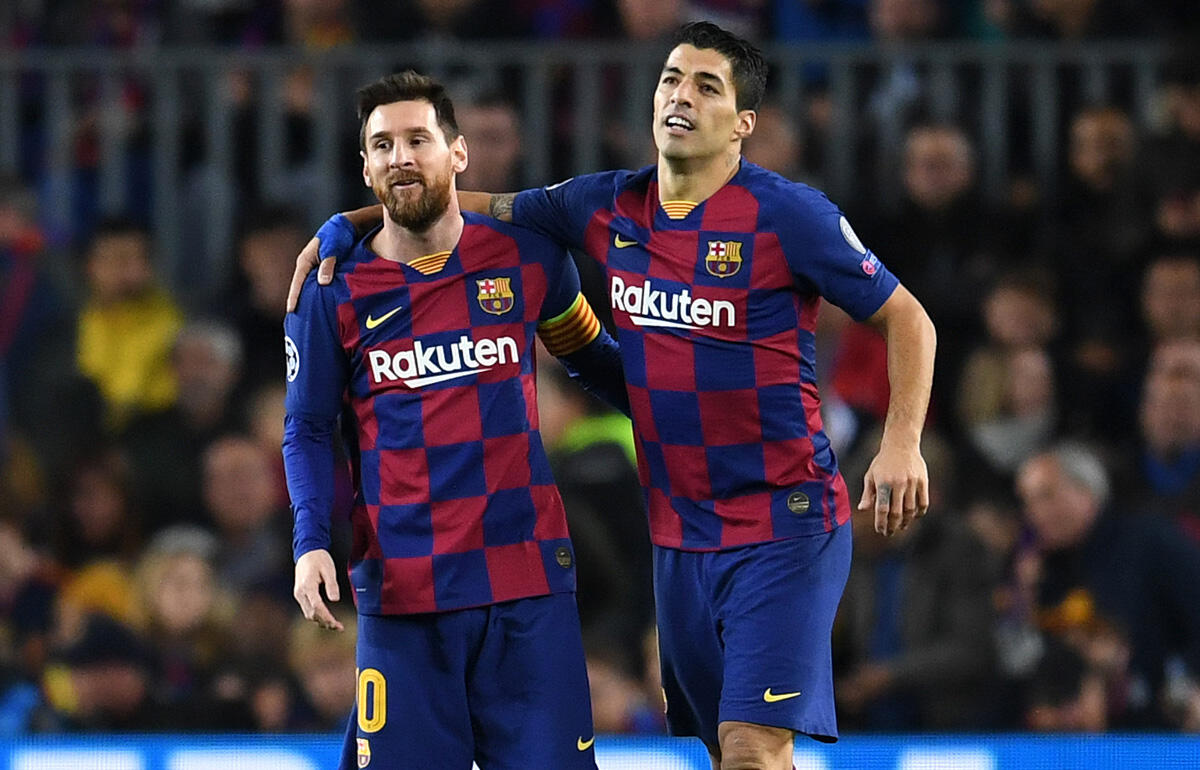 バルセロナ時代は名コンビを見せたメッシとスアレス