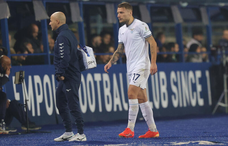 負傷離脱したインモービレ