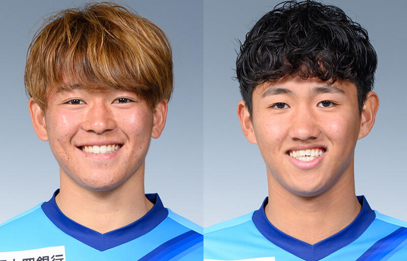 左からMF下川太陽、FW福井悠人