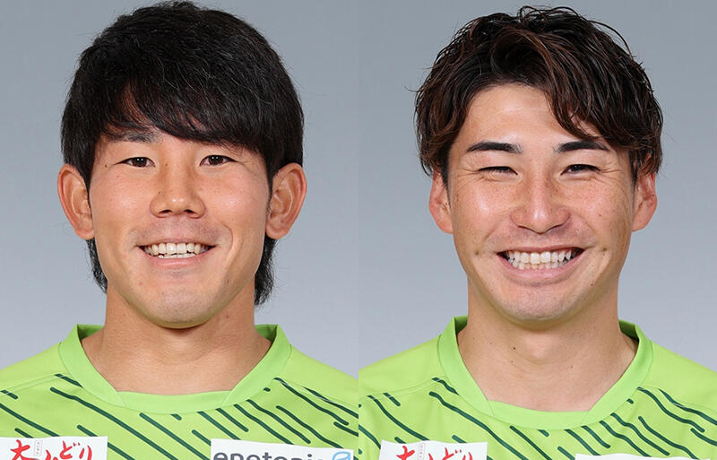 左からDF増谷幸祐、DF鈴木順也