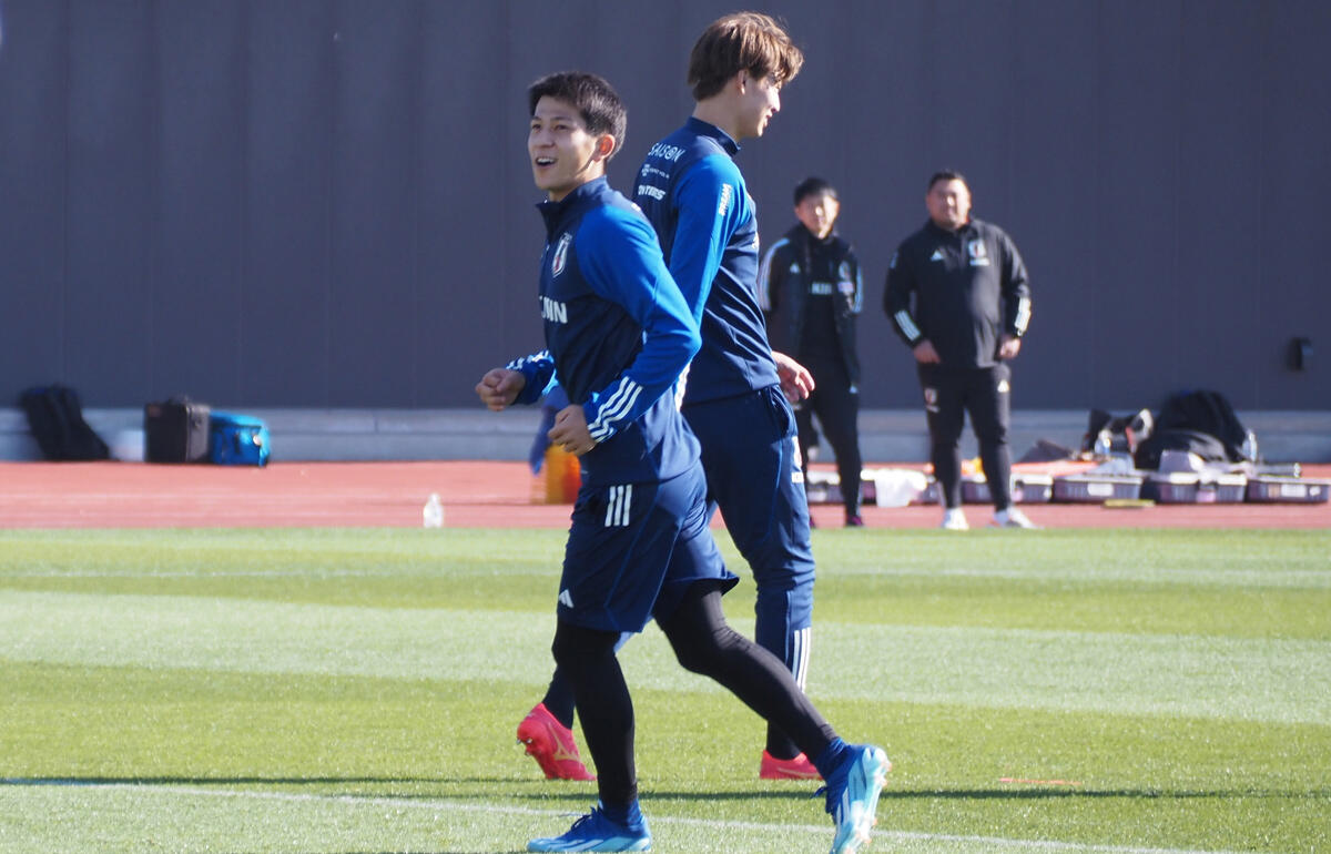 日本代表MF奥抜侃志