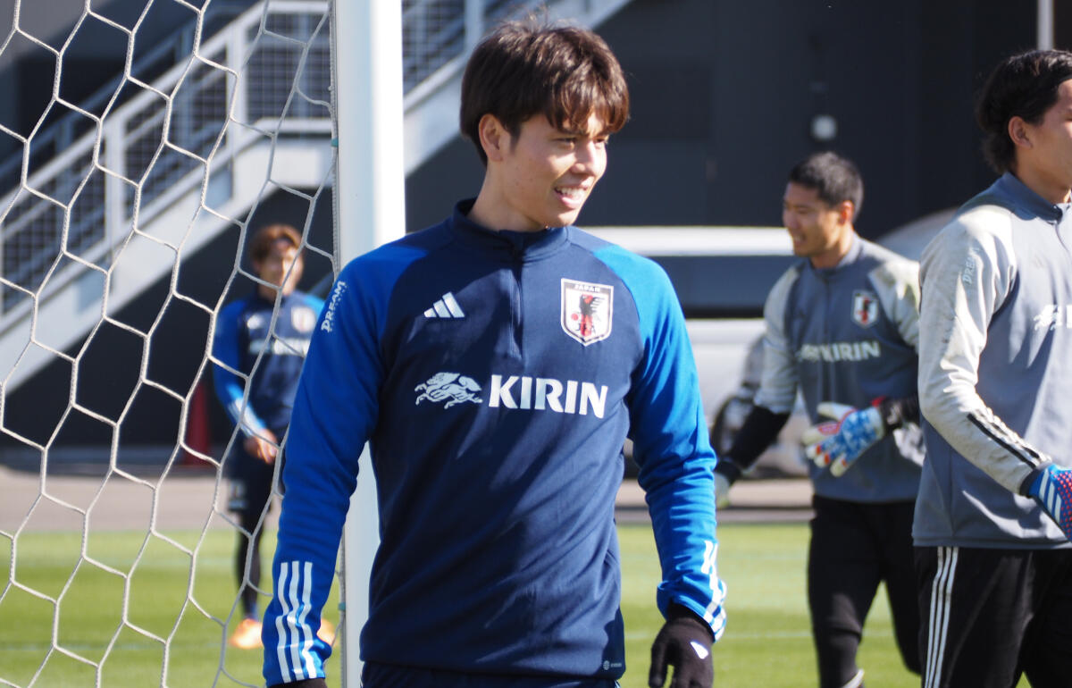 タイ戦への意気込みを語った田中碧