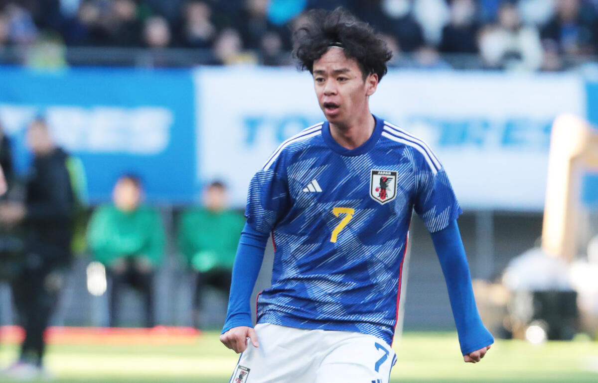 日本代表デビューを果たした伊藤涼太郎
