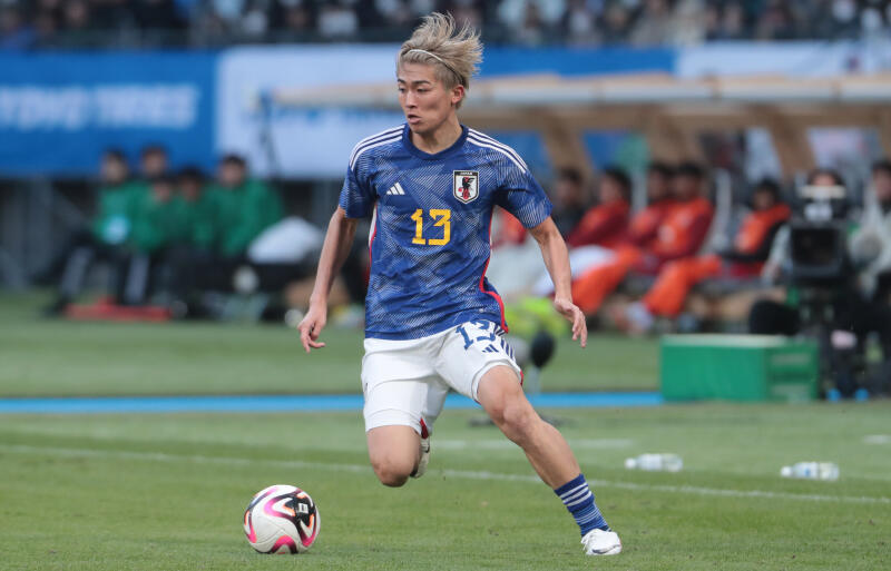 中村敬斗が森保ジャパンで大きな存在感を放つ。