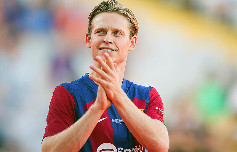 バルサ愛を語るフレンキー・デ・ヨング