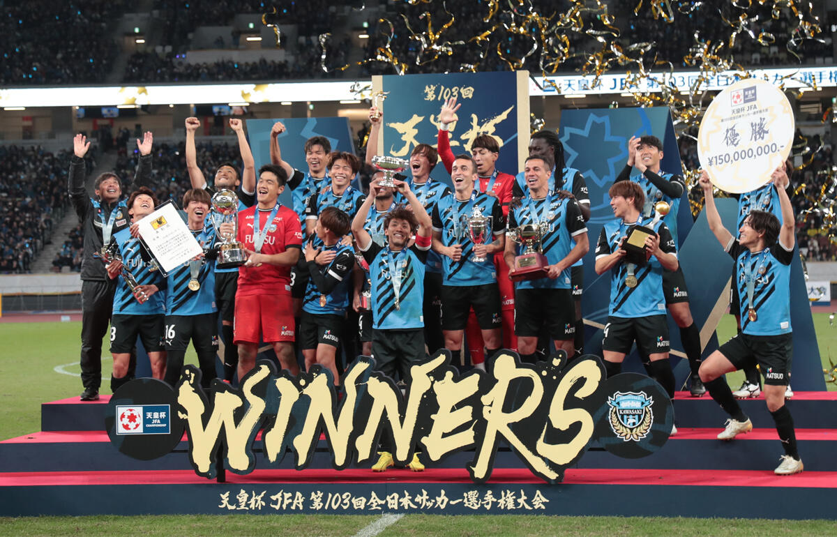 第103回天皇杯優勝時の川崎フロンターレ