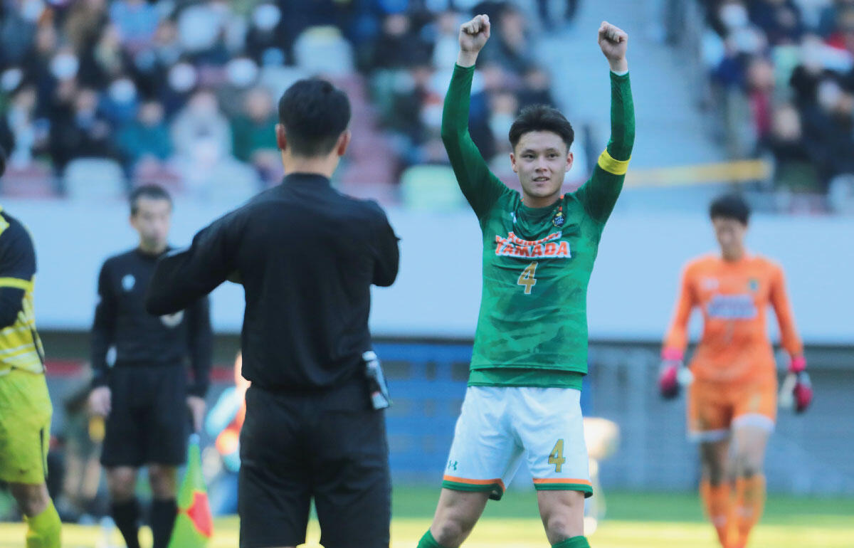 名門・青森山田のキャプテン、山本虎