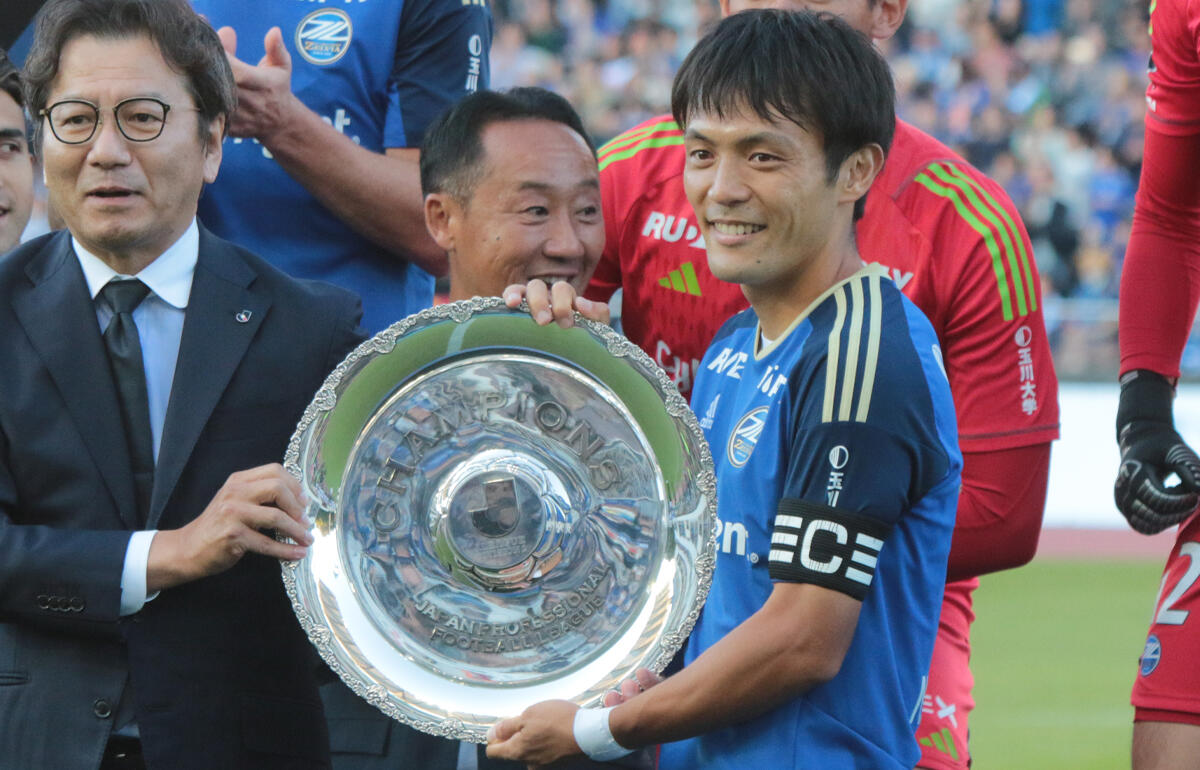 キャプテンとして優勝を支えた奥山政幸