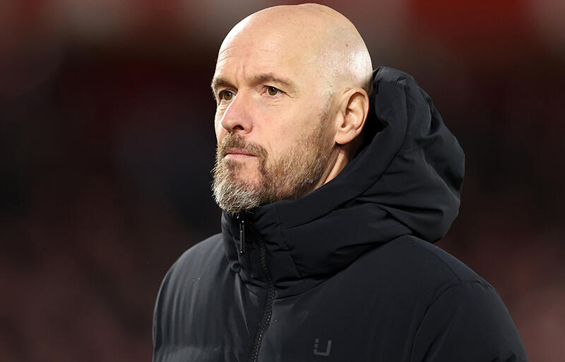 FAカップで勝利したマンチェスター・ユナイテッドのテン・ハグ監督