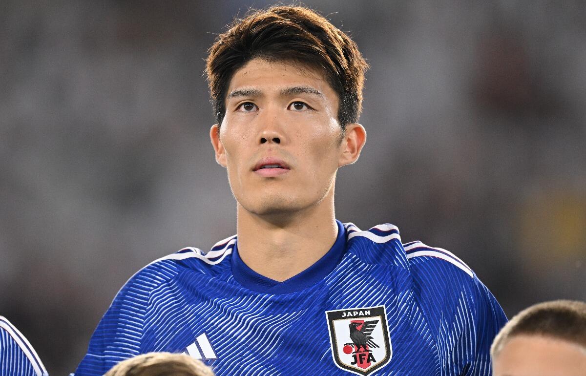 メッシュを入れる前の日本代表DF冨安健洋(アーセナル)