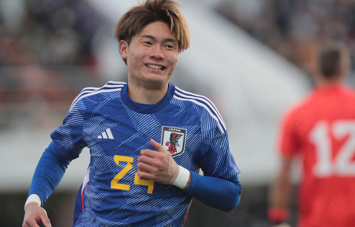 U-22日本代表でも活躍するボルシアMGのFW福田師王