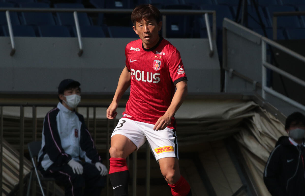 3年ぶりに浦和のユニフォームを見に纏う宇賀神友弥