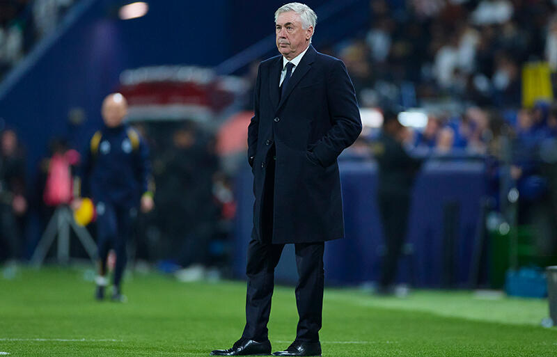 勝利を収めたカルロ・アンチェロッティ監督