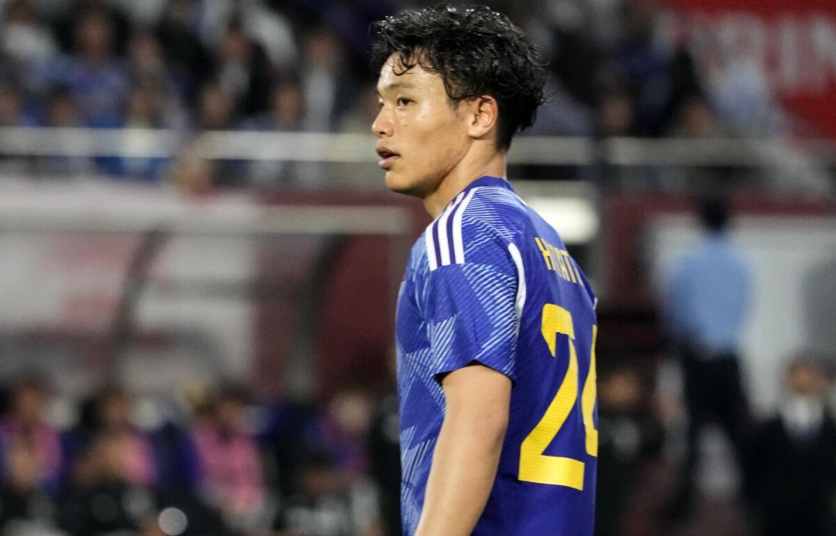 日本代表MF旗手怜央