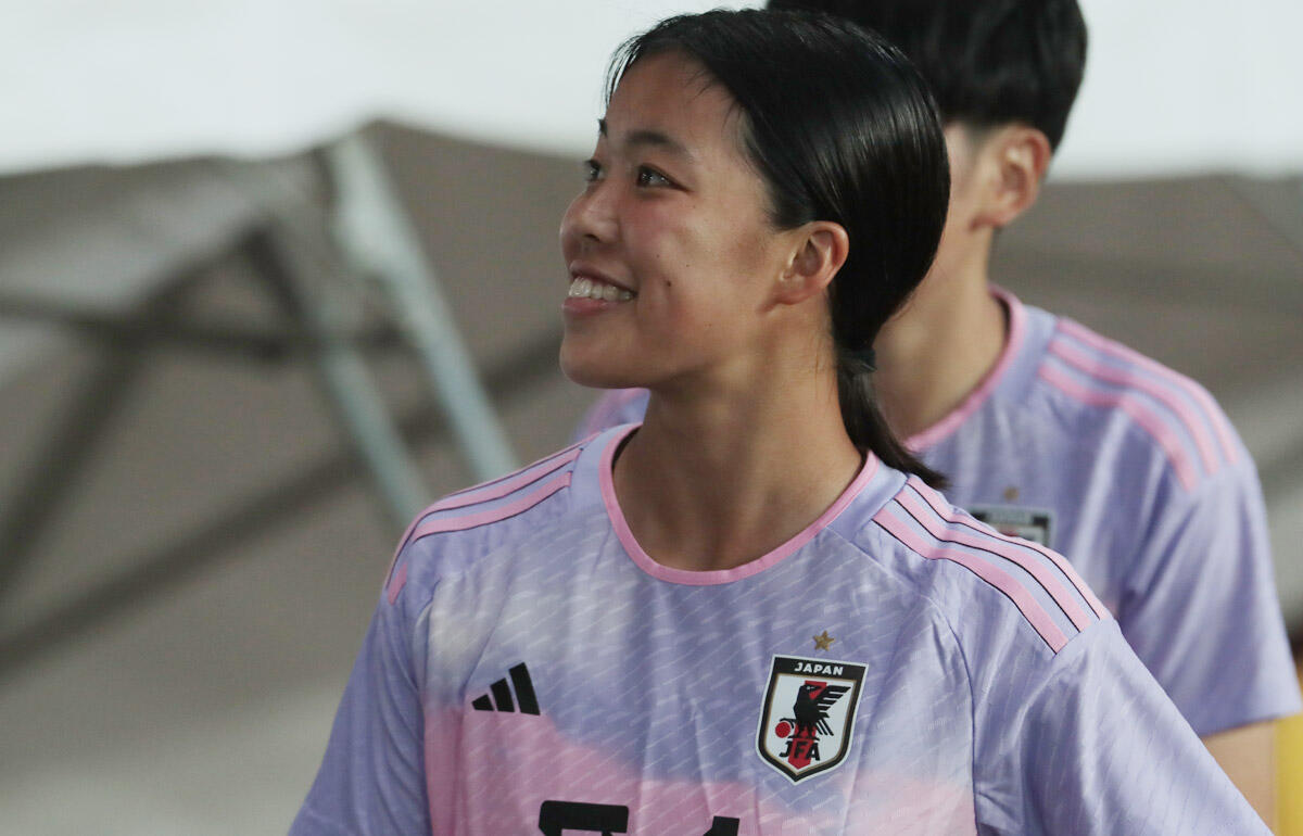 昨年12月になでしこジャパン初招集の谷川萌々子
