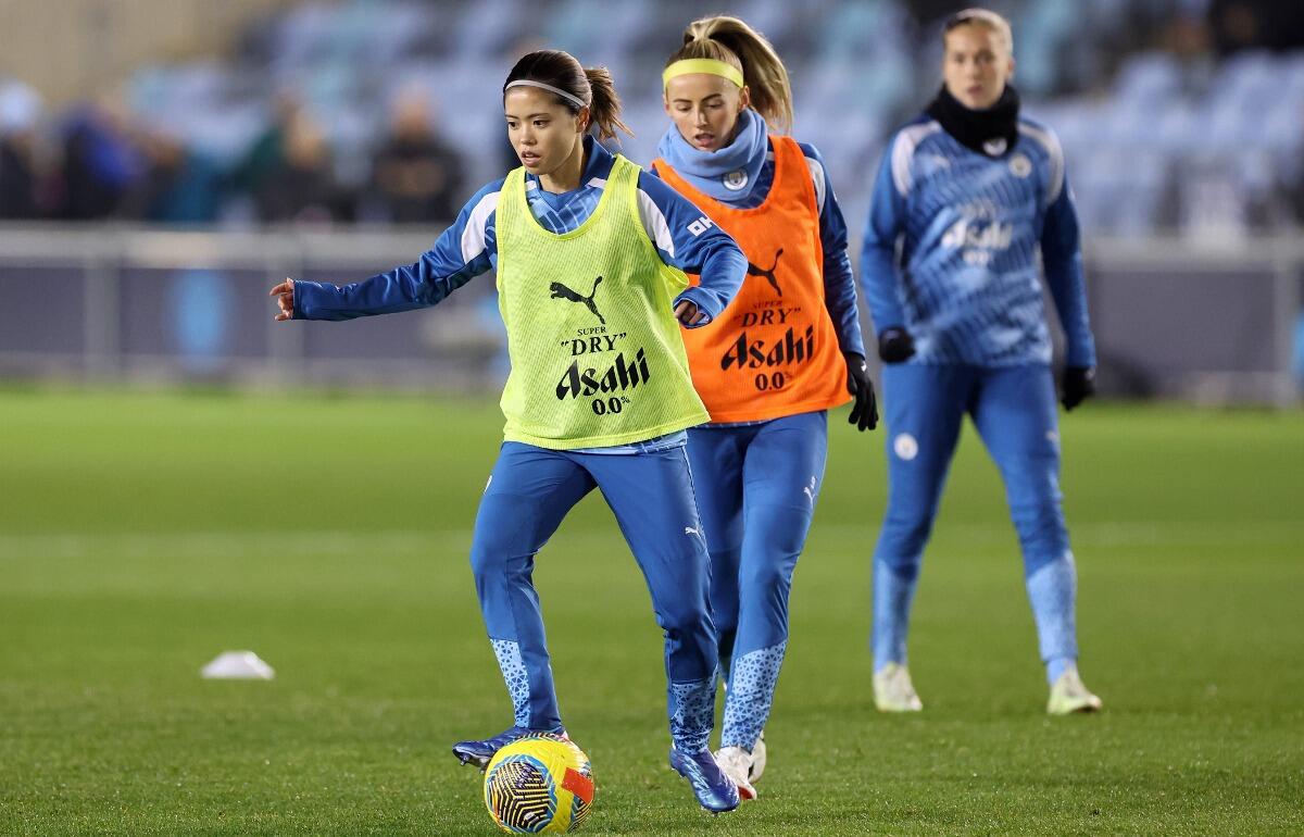 マンチェスター・シティでプレーするなでしこジャパンのMF長谷川唯