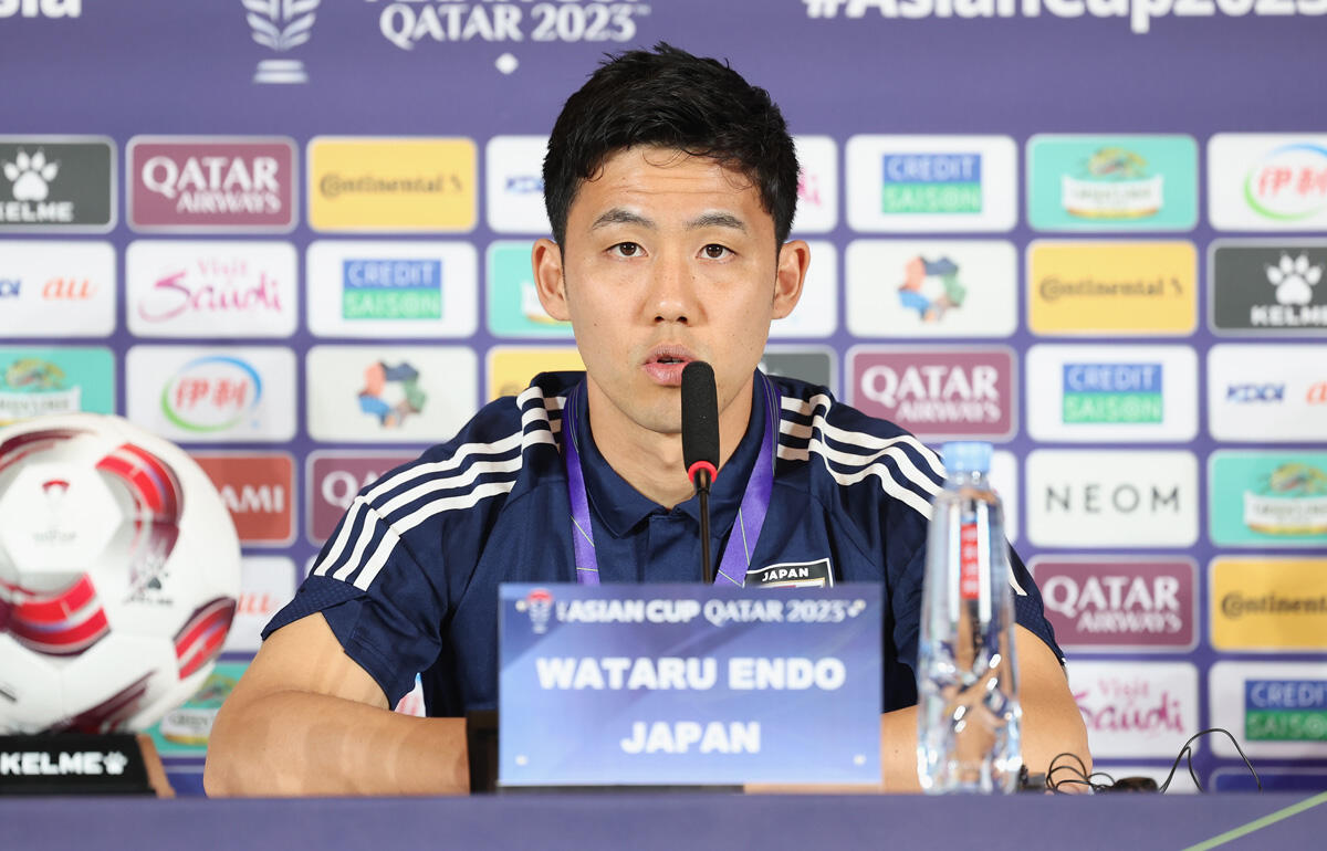 遠藤航は改めてアジアカップ制覇に意気込む