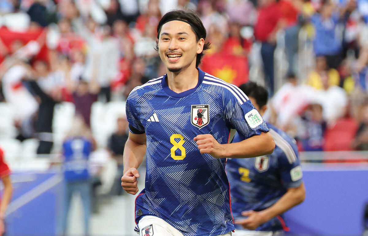 2ゴールを記録した南野拓実