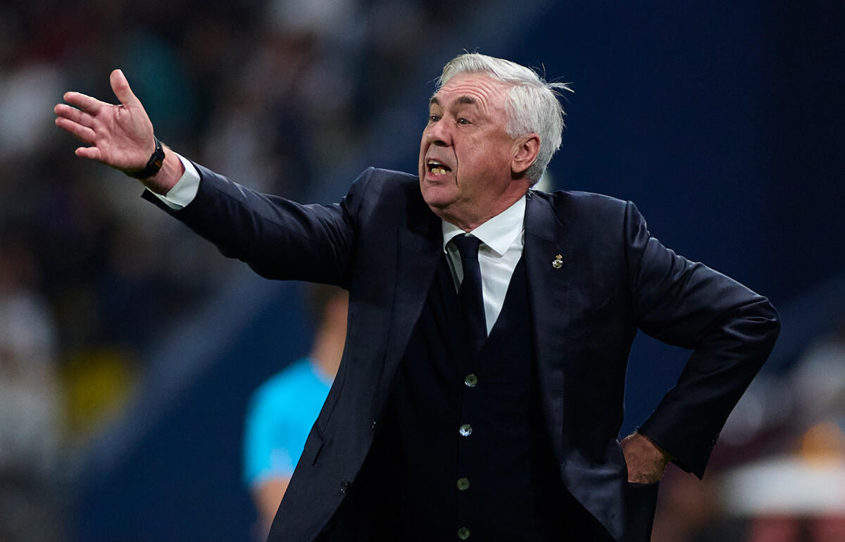 バルセロナ相手に快勝を収めたアンチェロッティ監督