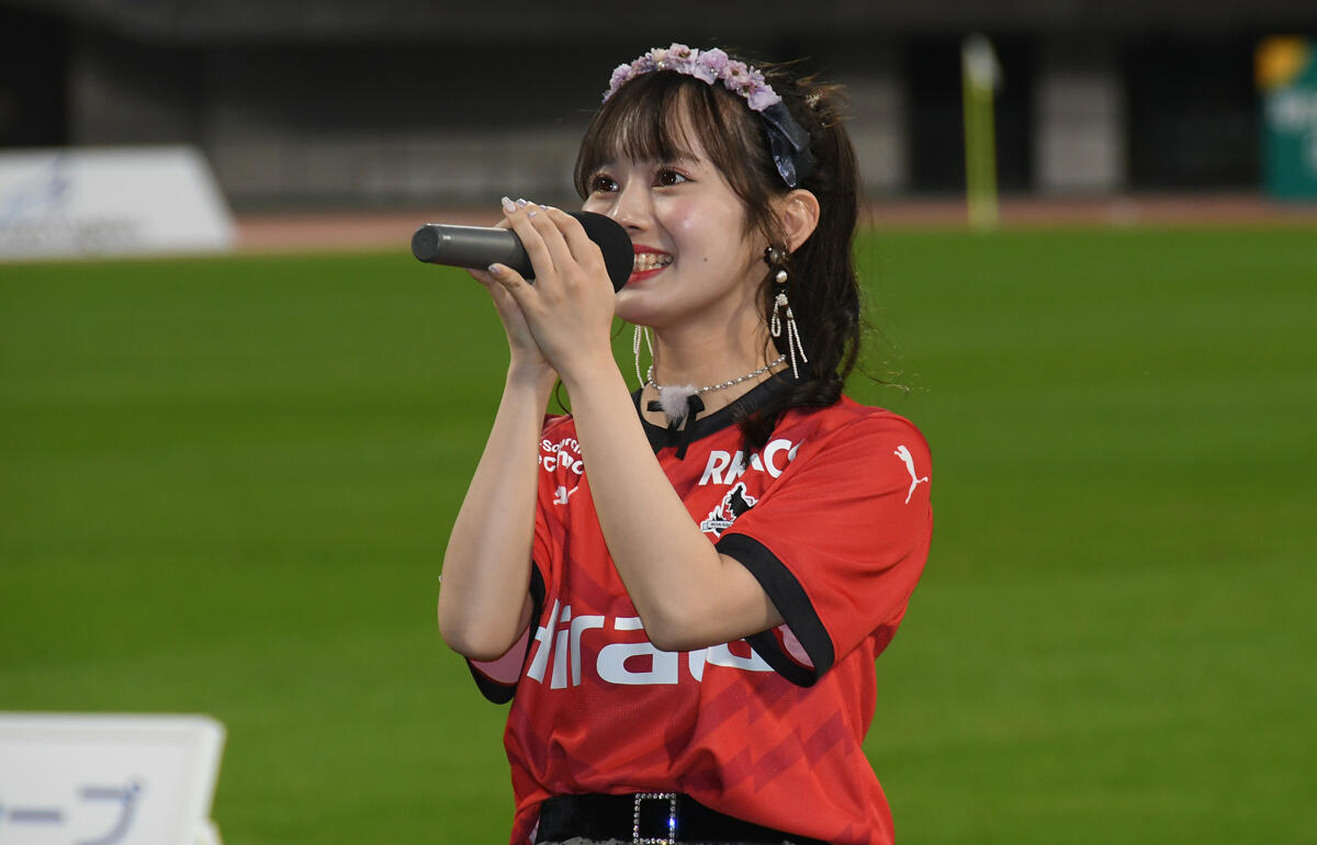 「2024シーズンロアッソ熊本応援アンバサダー」も務める「＃ババババンビ」の近藤沙瑛子さん