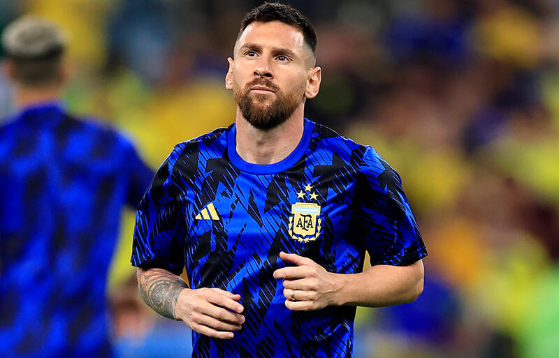 男子年間最優秀選手に選出されたFWリオネル・メッシ