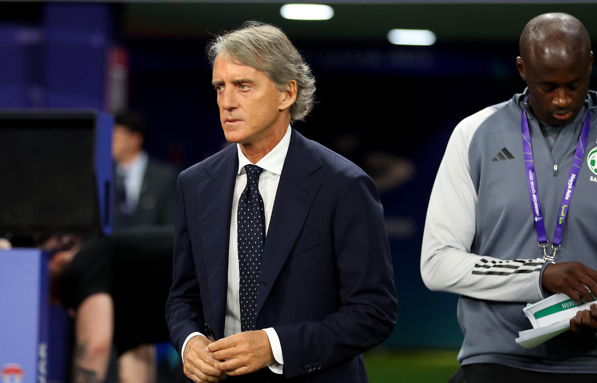 サウジアラビア代表のロベルト・マンチーニ監督