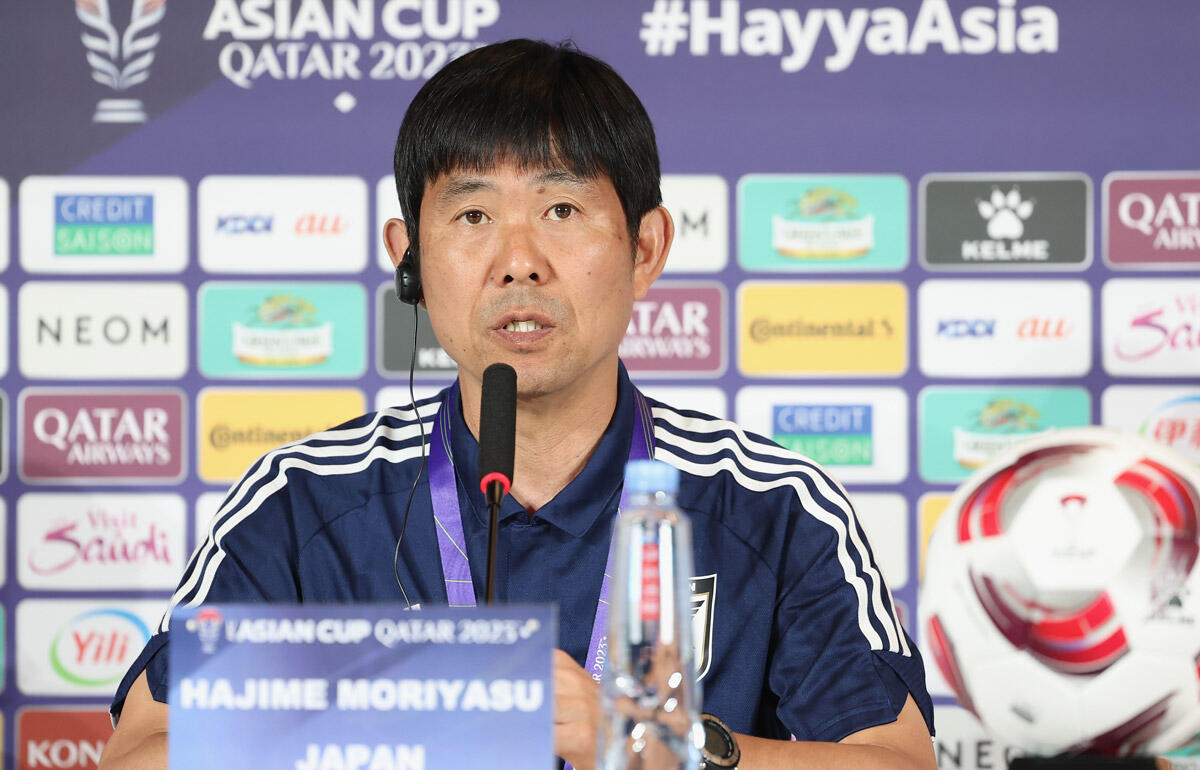 改めて優勝への想いを語る森保一監督