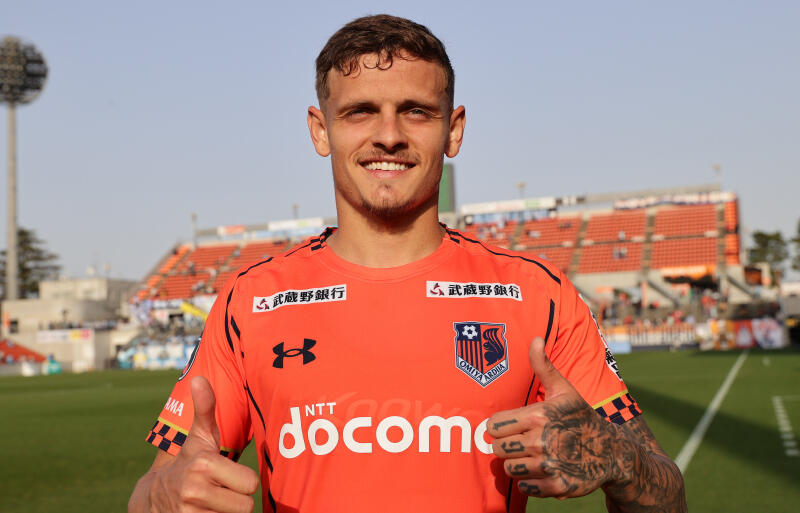 柏、大宮を経て今治加入となったアンジェロッティ