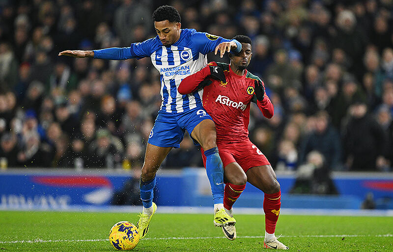 ブライトン＆ホーヴ・アルビオンvsウォルバーハンプトンの試合直前にカップルがゴールイン