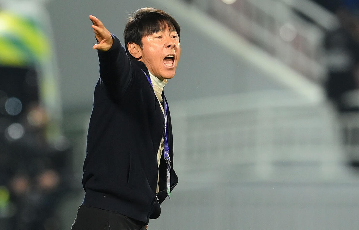 インドネシア代表を率いるシン・テヨン監督