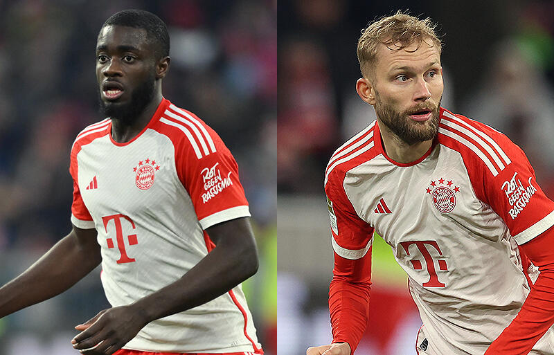 負傷離脱となったウパメカノ(左)とライマー(右)