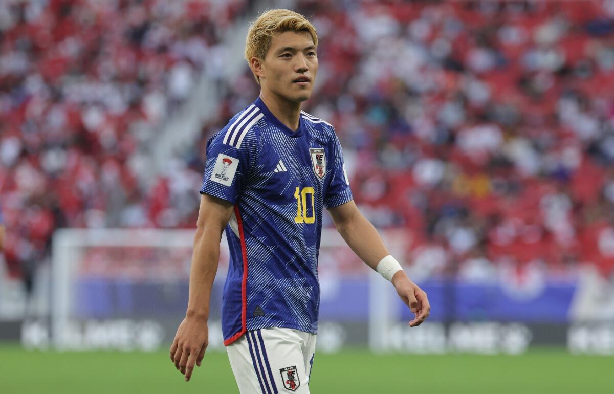 日本代表MF堂安律