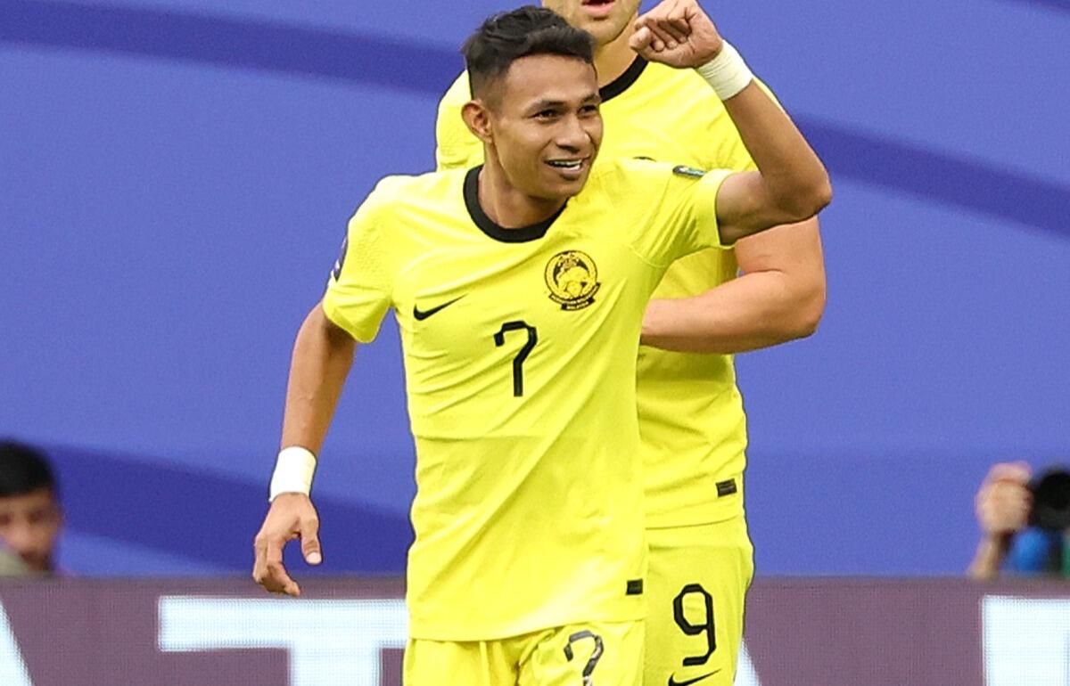 韓国代表相手にスーパーゴールを決めたマレーシア代表のFWムハンマド・ファイサル・アブドゥル・ハリム