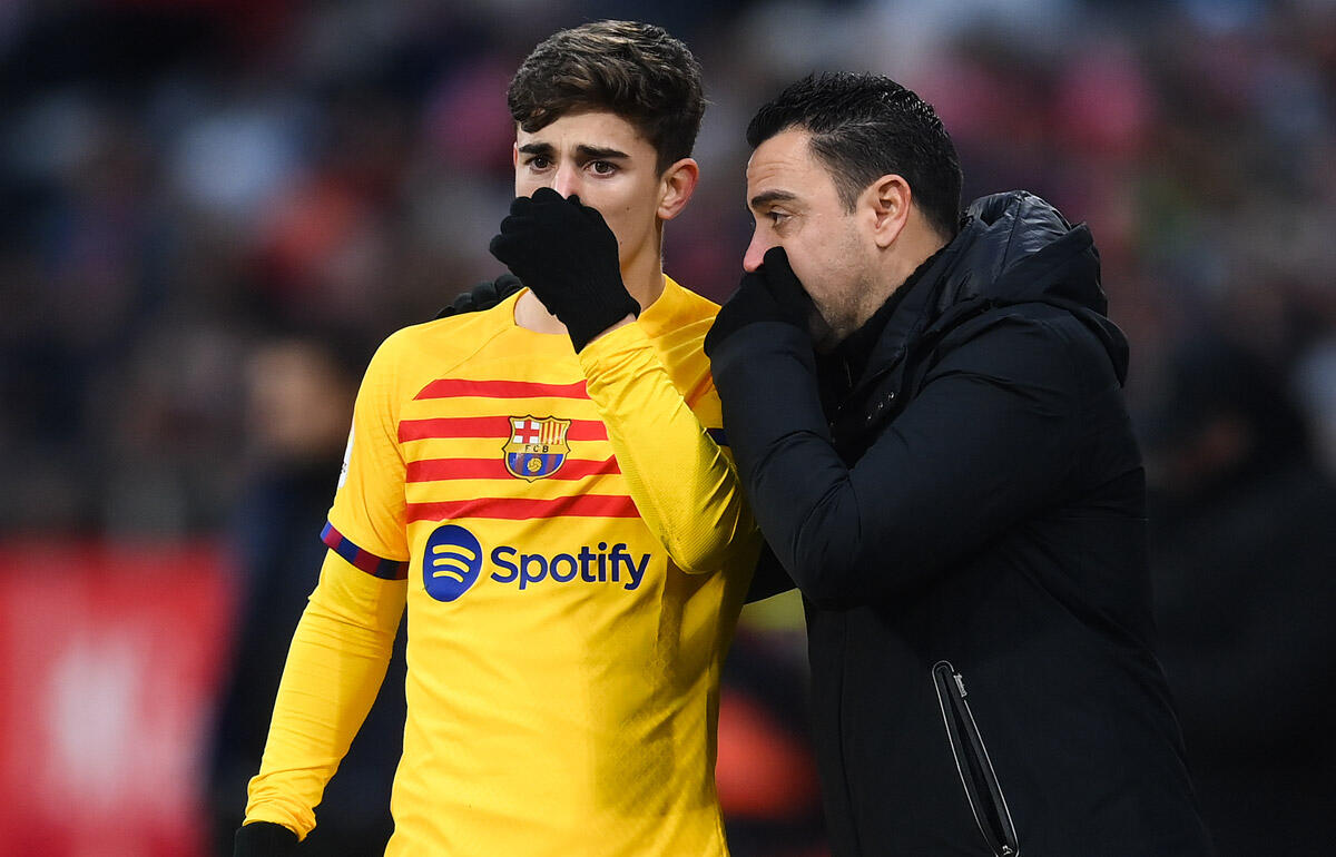 ガビがチャビ監督退任に即反応