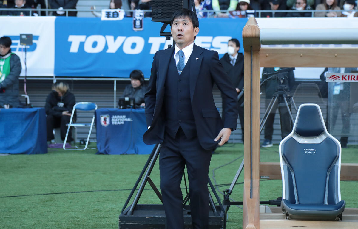 日本代表を率いる森保一監督