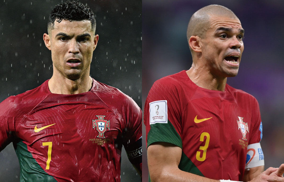 ポルトガル代表の重鎮、C・ロナウド&ぺぺ