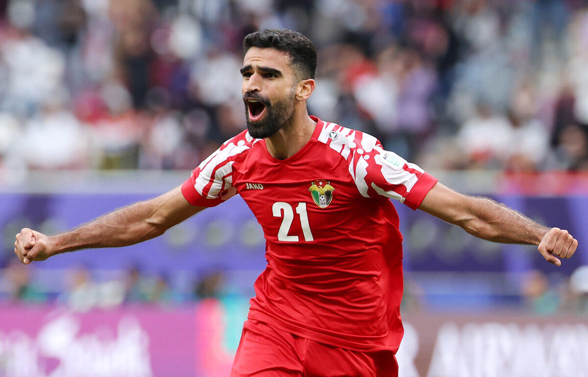 決勝ゴールを決めたニザル・アル・ラシュダン