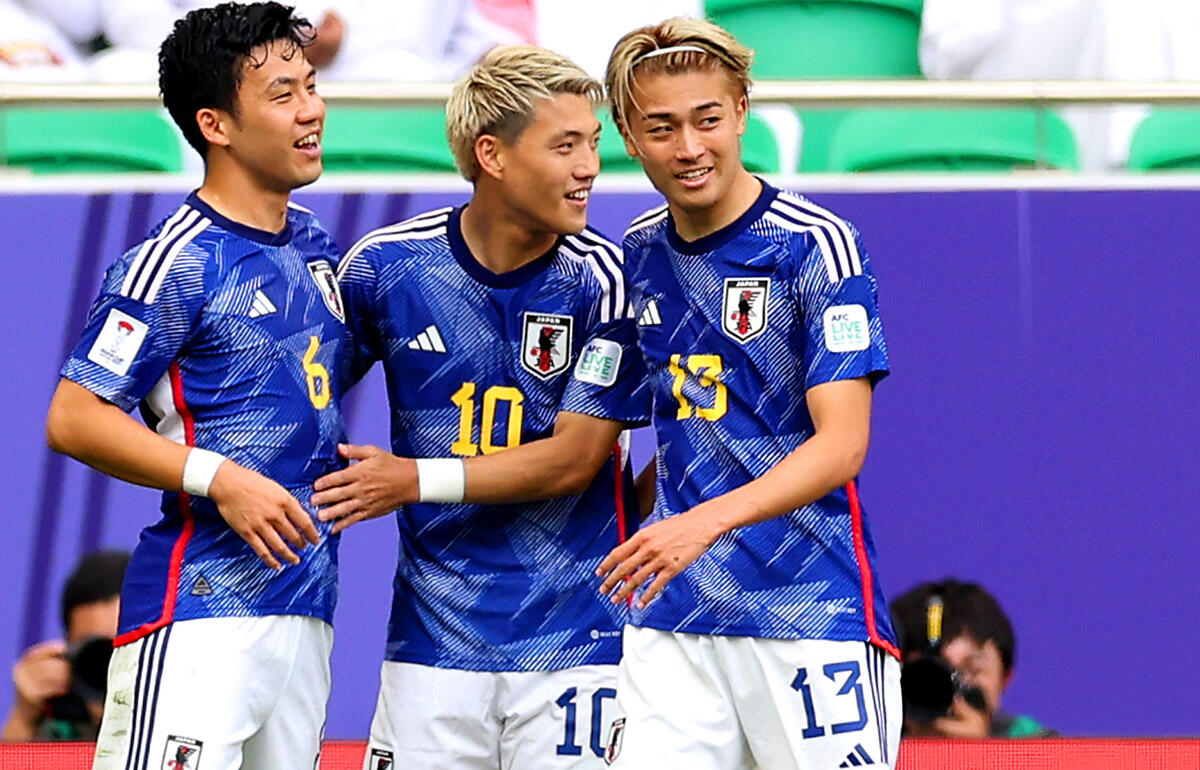 先制ゴールを奪った堂安律