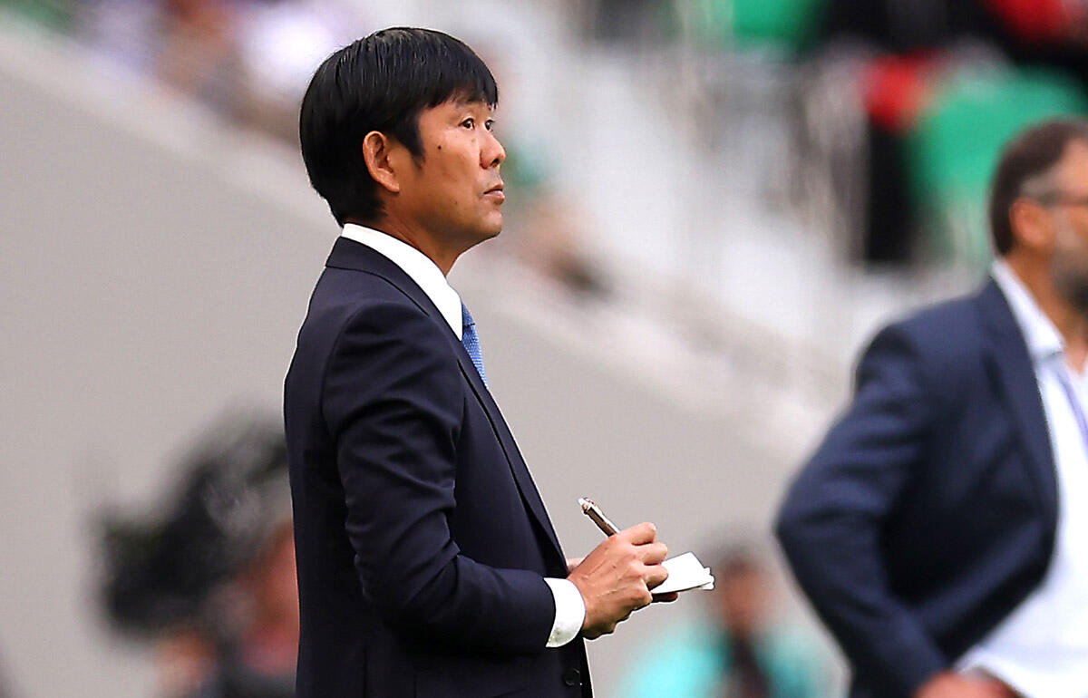 ベスト8に進出した森保一監督