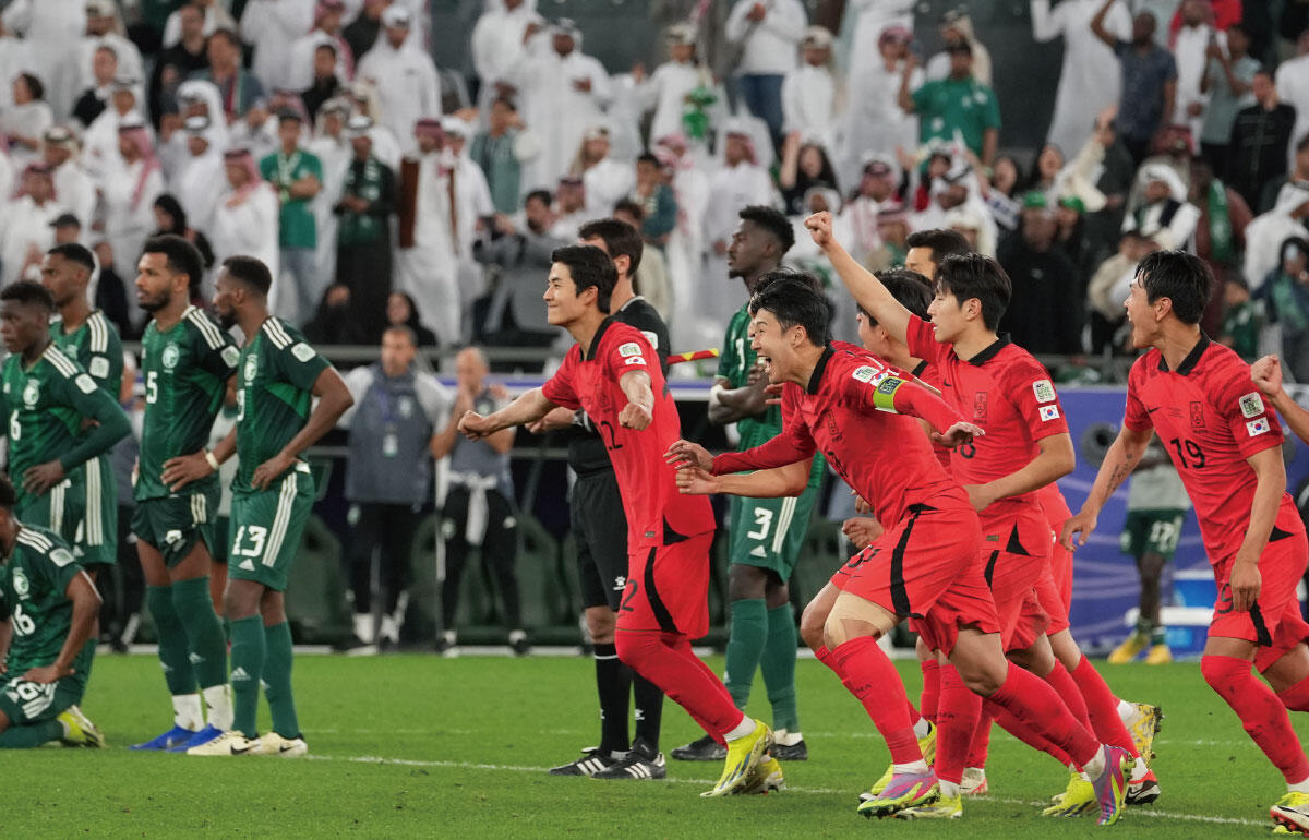 韓国はラウンド16でサウジアラビアをPK戦の末に撃破