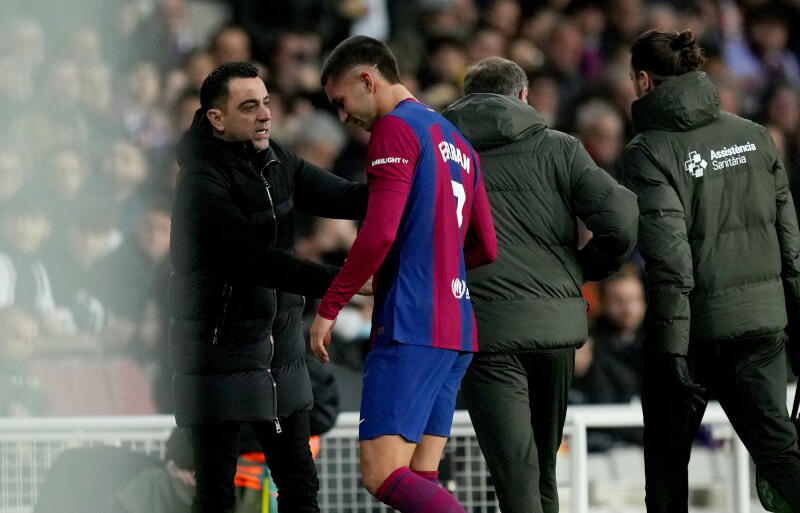 負傷したフェラン・トーレス