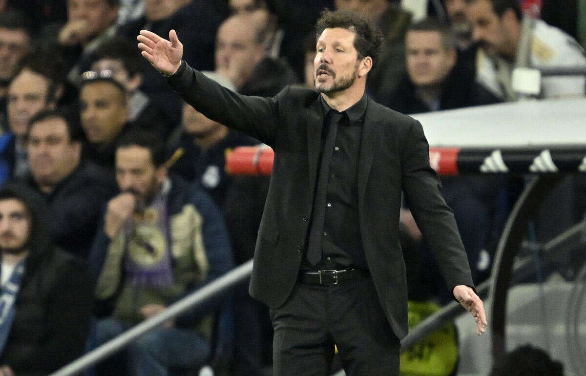 劇的同点劇を振り返るシメオネ監督