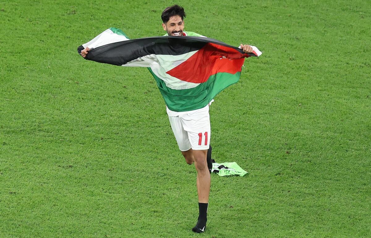 喜びを爆発させたヨルダンのヤザン・アル・ナイマト