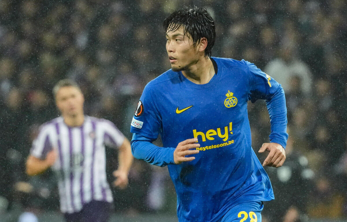 嬉しい欧州初ゴールを記録した町田浩樹