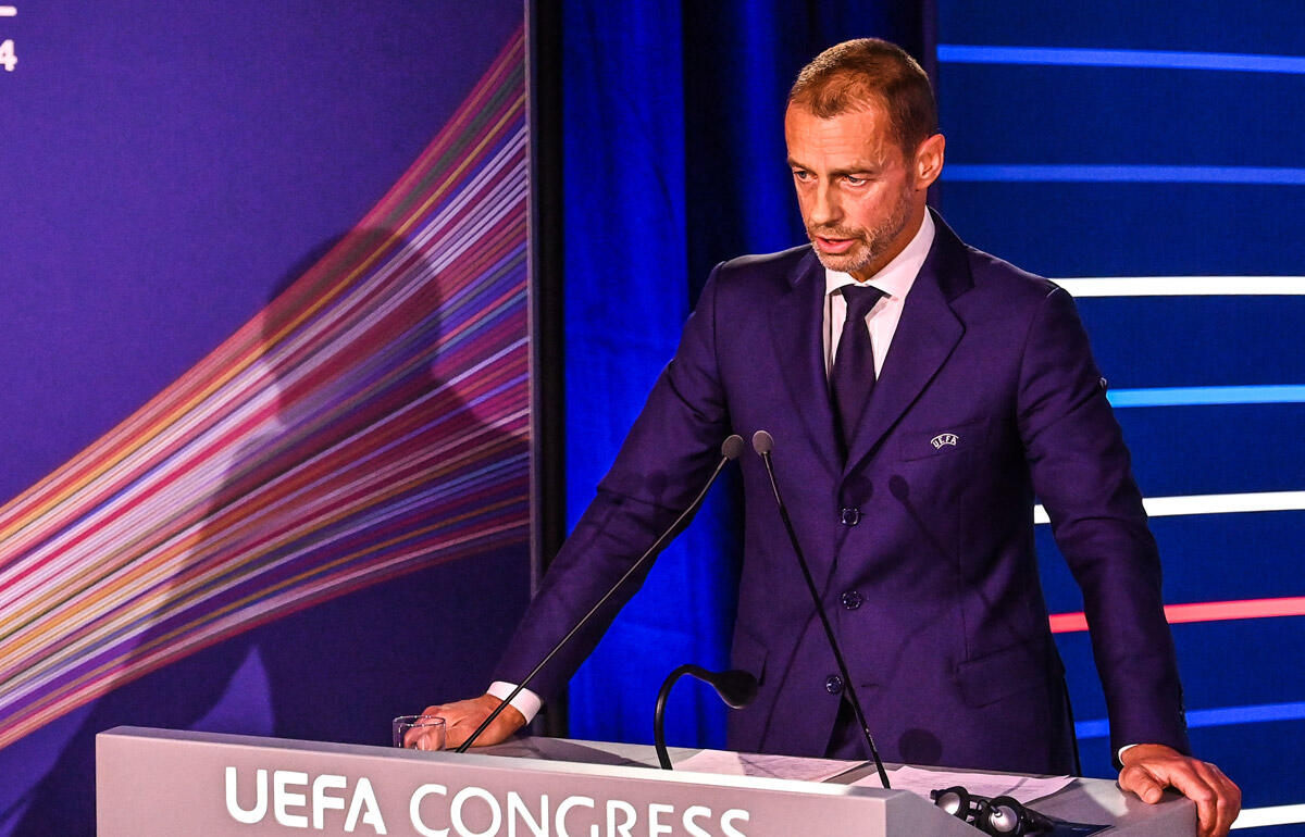 2027年での退任を表明したUEFAのチェフェリン会長