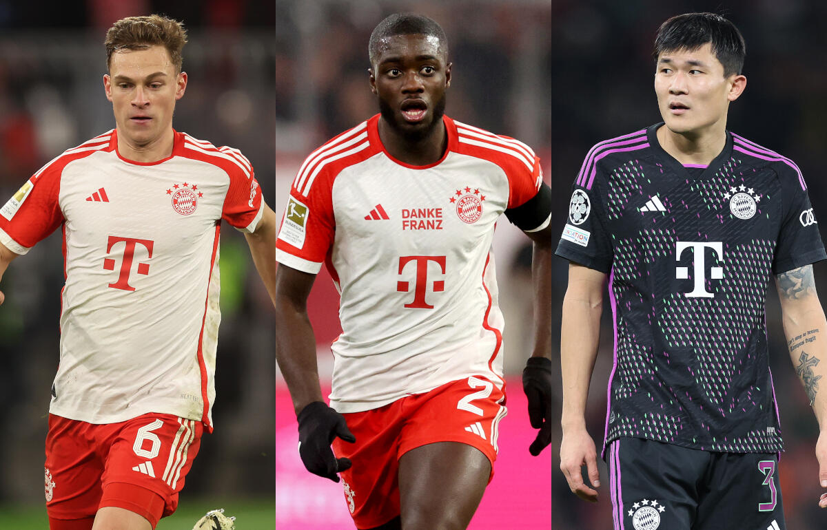 復帰濃厚のキミッヒ(左)、ウパメカノ(中央)、キム・ミンジェ