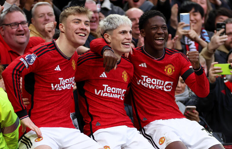 ユナイテッドを支えるホイルンド、ガルナチョ、メイヌー。