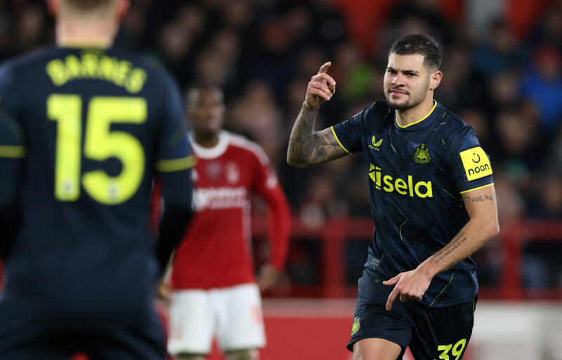 ニューカッスルの中心選手、ギマランイス。